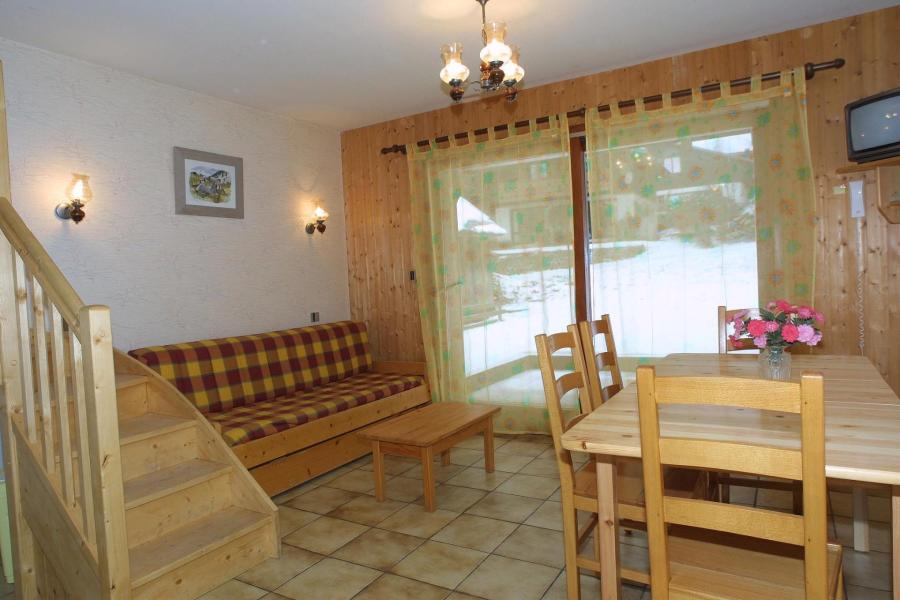 Ski verhuur Appartement 2 kamers mezzanine 6 personen (82) - Résidence Forge - Les Gets - Woonkamer