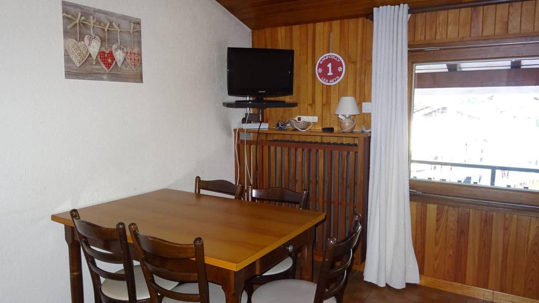 Rent in ski resort 2 room apartment 4 people (155) - Résidence Galaxy  - Les Gets - Living room