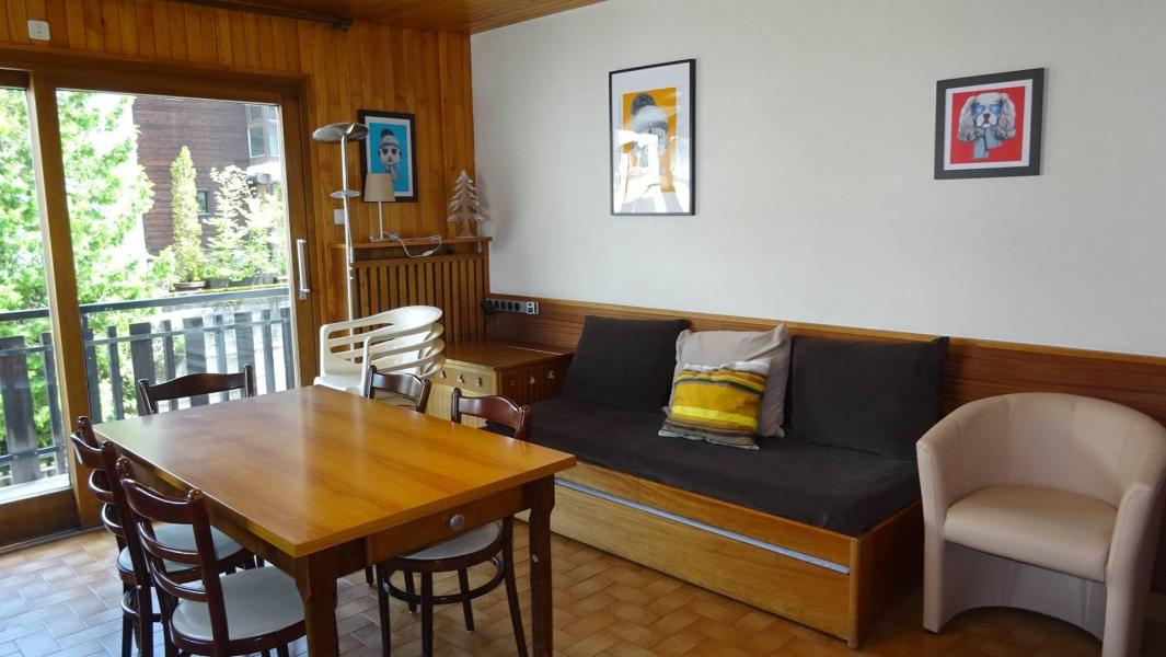 Rent in ski resort 3 room apartment 6 people (143) - Résidence Galaxy  - Les Gets - Living room