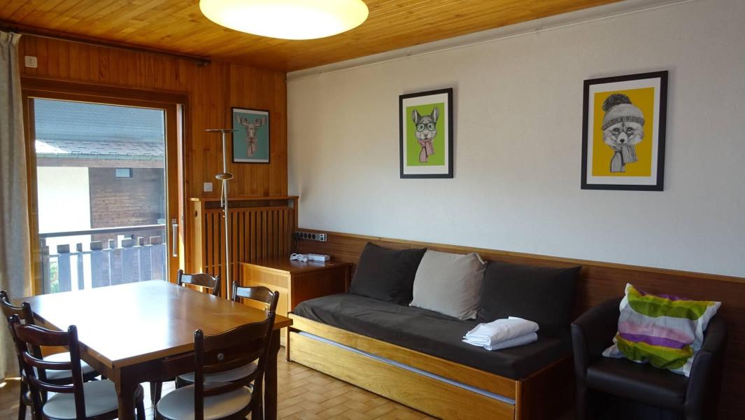 Rent in ski resort 3 room apartment 6 people (145) - Résidence Galaxy  - Les Gets - Living room