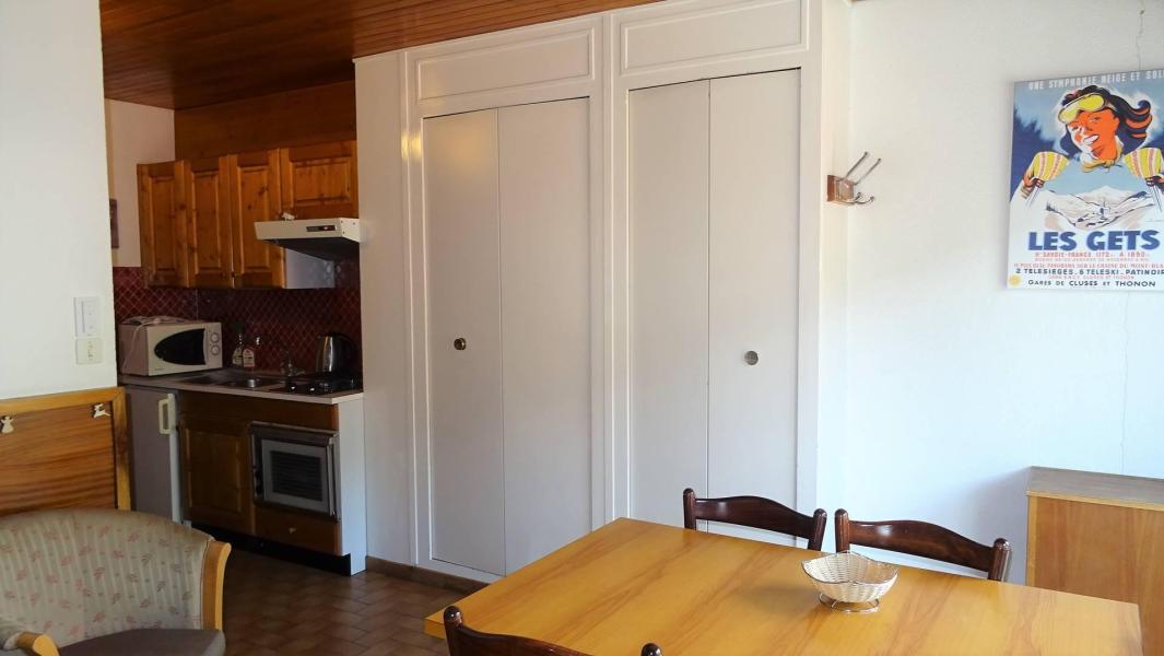 Wynajem na narty Apartament 2 pokojowy 4 osób (146) - Résidence Galaxy  - Les Gets - Pokój gościnny