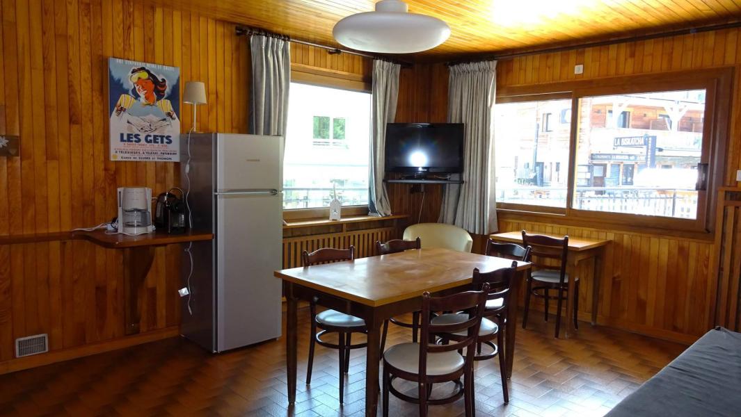 Ski verhuur Appartement 3 kamers 6 personen (141) - Résidence Galaxy  - Les Gets - Woonkamer