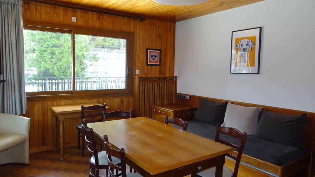 Ski verhuur Appartement 3 kamers 6 personen (141) - Résidence Galaxy  - Les Gets - Woonkamer