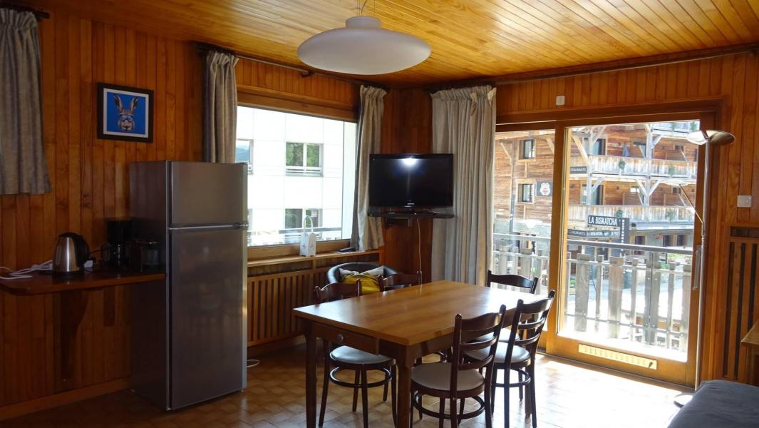 Ski verhuur Appartement 3 kamers 6 personen (143) - Résidence Galaxy  - Les Gets - Woonkamer