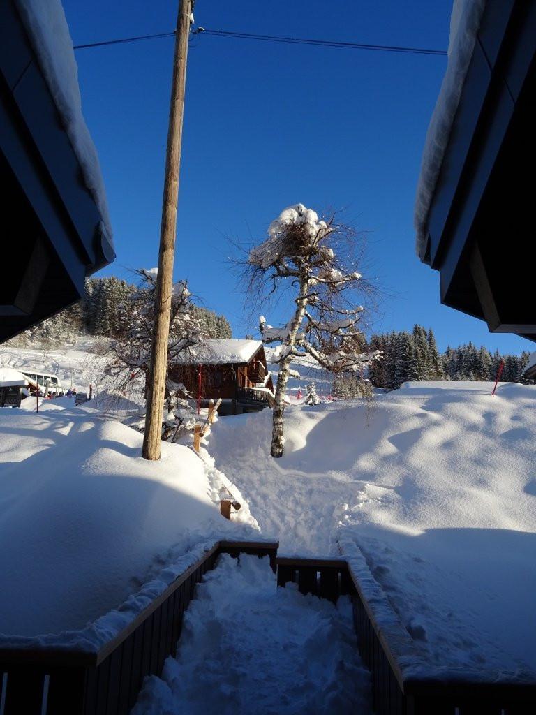 Soggiorno sugli sci Appartamento su 3 piani 5 stanze per 8 persone - Résidence Golf - Les Gets - Esteriore inverno