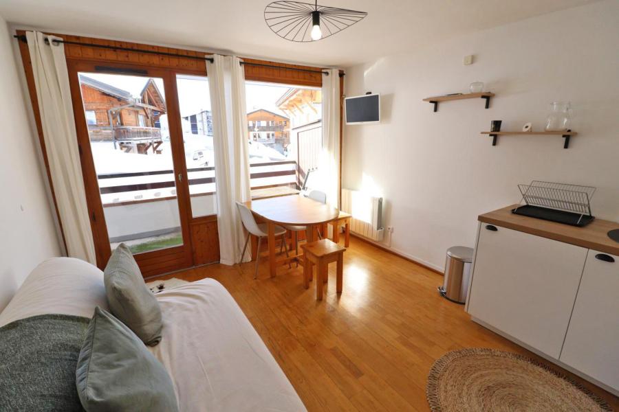 Skiverleih Studio Schlafnische 4 Personen - Résidence Grand Paradis - Les Gets - Wohnzimmer