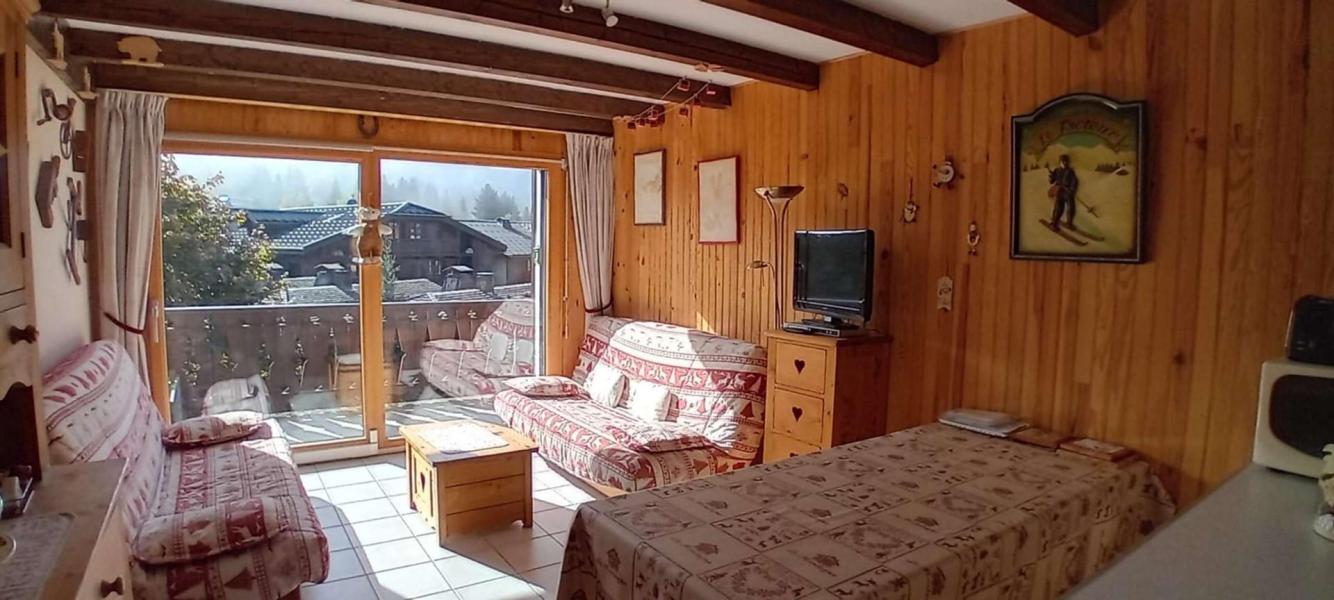 Wynajem na narty Apartament 2 pokojowy z alkową 7 os&oacute;b (F7) - Résidence Le Clos Fleuri - Les Gets - Apartament