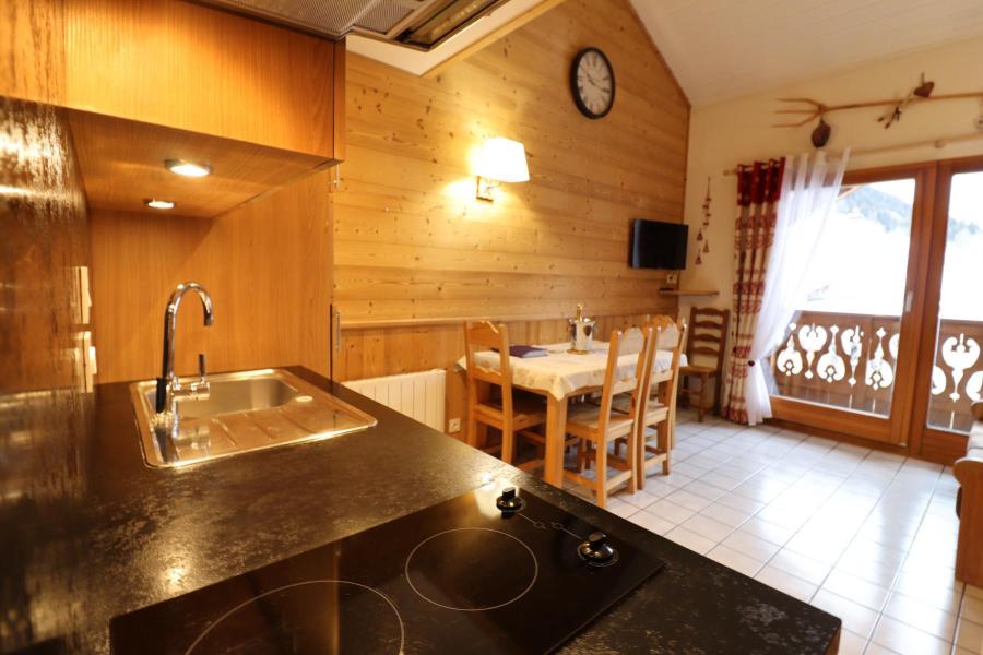 Wynajem na narty Apartament duplex 3 pokojowy 5 osób (71) - Résidence Le Lion d'Or - Les Gets - Pokój gościnny