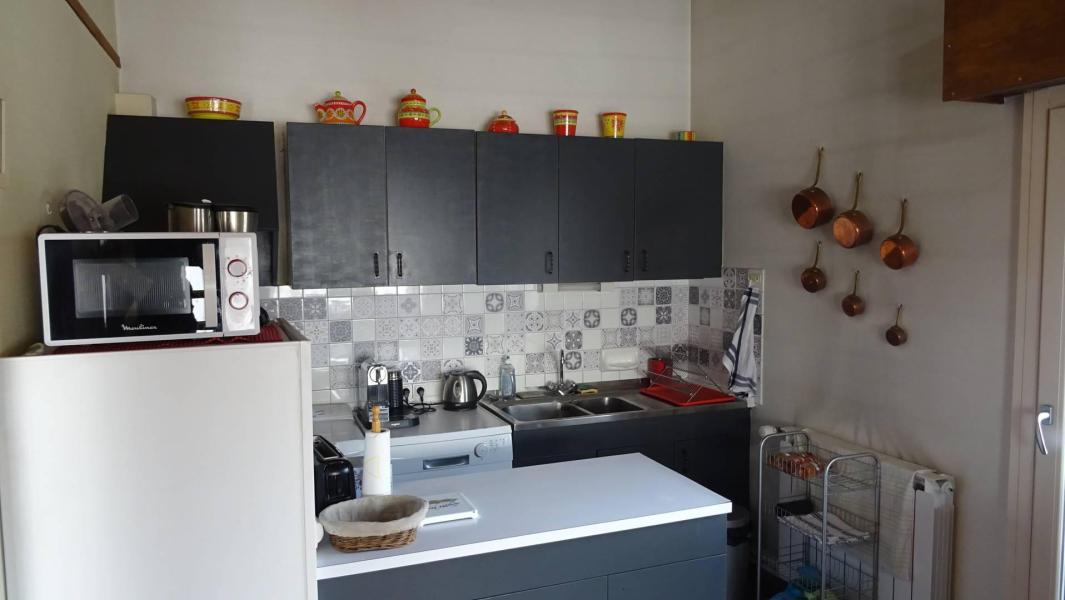 Wynajem na narty Apartament duplex 3 pokojowy 7 osób - Résidence Le Mont Caly - Les Gets - Aneks kuchenny