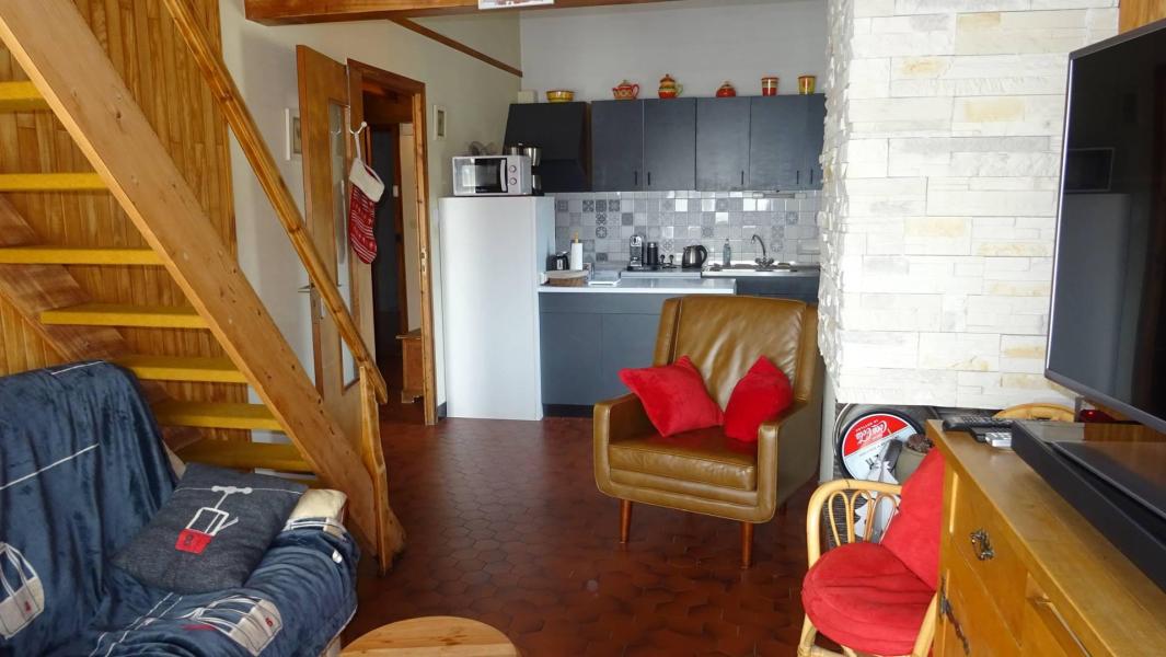 Wynajem na narty Apartament duplex 3 pokojowy 7 osób - Résidence Le Mont Caly - Les Gets - Pokój gościnny