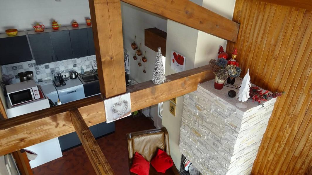 Wynajem na narty Apartament duplex 3 pokojowy 7 osób - Résidence Le Mont Caly - Les Gets - Pokój gościnny