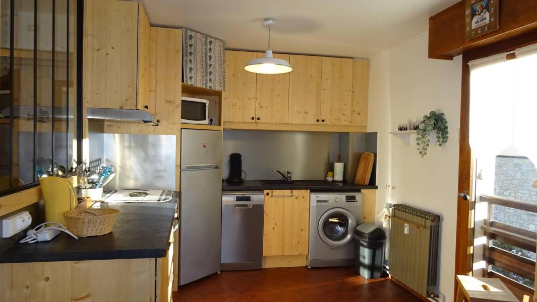 Location au ski Appartement 2 pièces 4 personnes (123) - Résidence Le Mont Caly - Les Gets - Kitchenette