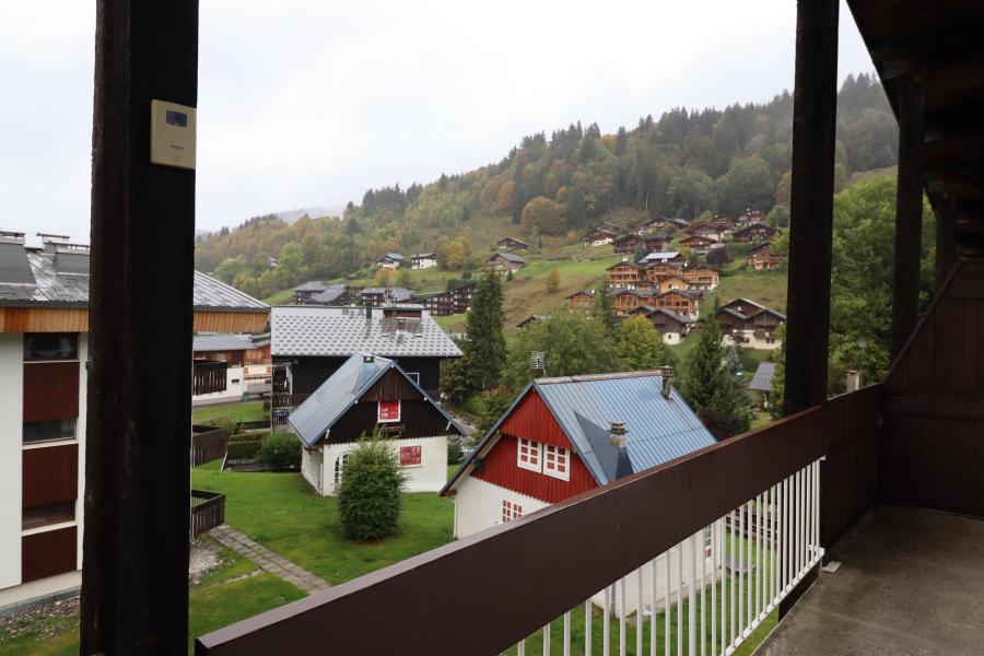 Ski verhuur Appartement 3 kamers 7 personen - Résidence Le Vorzay - Les Gets - Terras