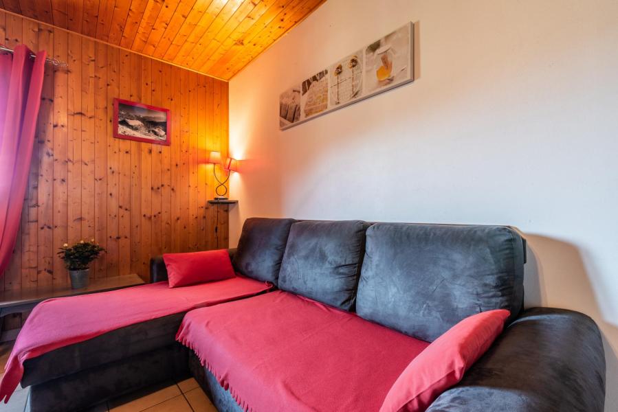 Ski verhuur Appartement 3 kamers 6 personen (15) - Résidence les Clos - Les Gets - Woonkamer