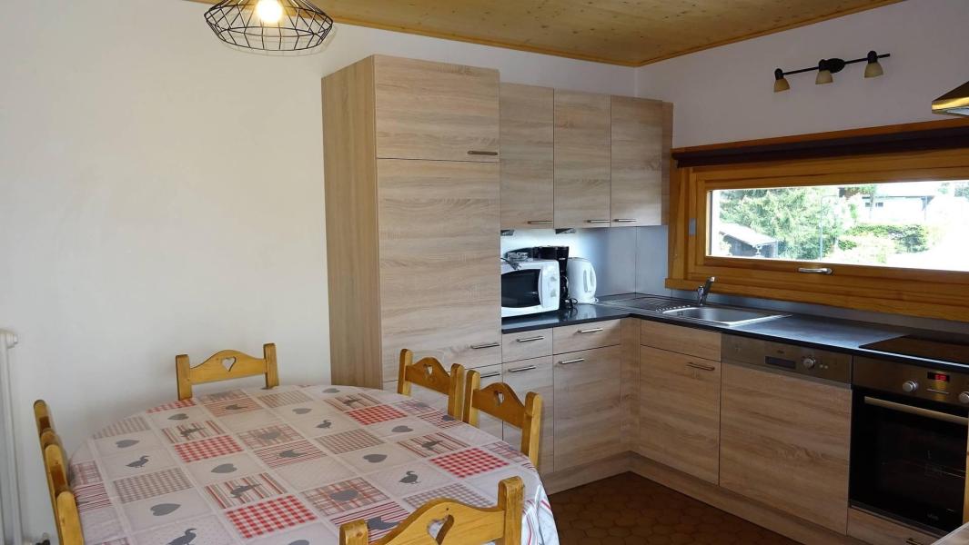 Wynajem na narty Apartament 3 pokojowy 6 osób (137) - Résidence les Mélèzes - Les Gets - Aneks kuchenny