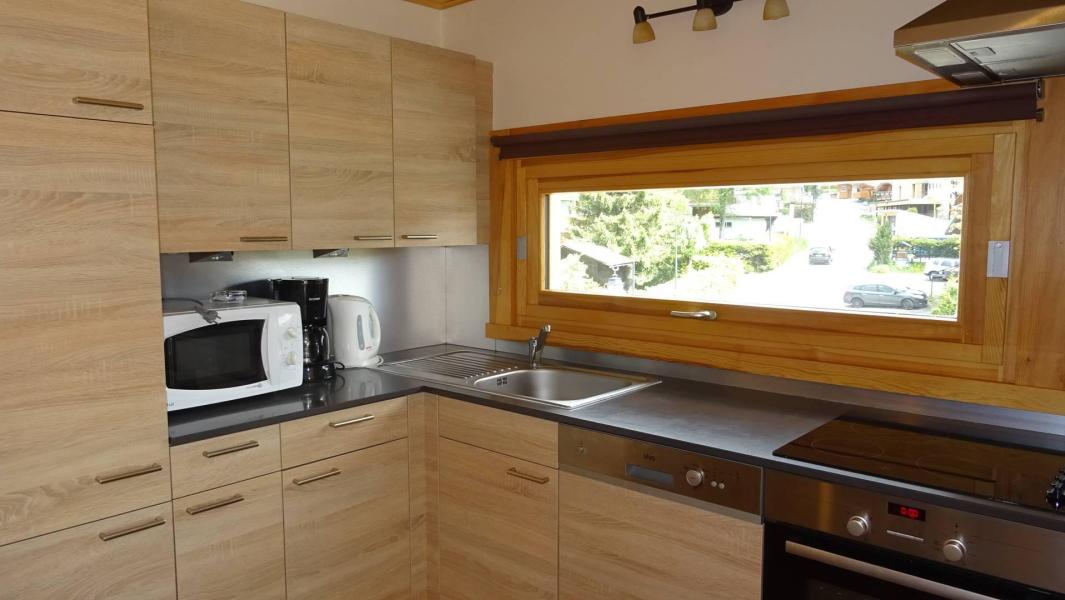 Location au ski Appartement 3 pièces 6 personnes (137) - Résidence les Mélèzes - Les Gets - Kitchenette