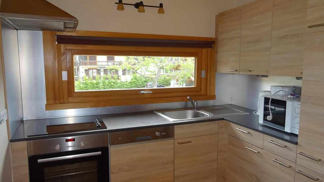 Location au ski Appartement 3 pièces 6 personnes (138) - Résidence les Mélèzes - Les Gets - Cuisine