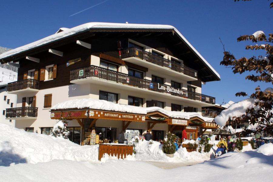 Location au ski Appartement 3 pièces 6 personnes - Résidence Lou Baitandys - Les Gets - Extérieur hiver