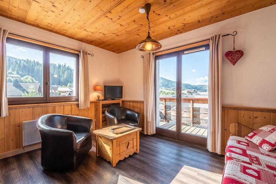 Rent in ski resort 3 rooms 5-6 people duplex apartment - Résidence Marcelly - Les Gets - Living room