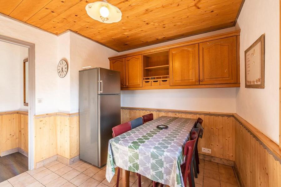 Skiverleih 3-Zimmer-Maisonette-Appartement 5-6 Personen - Résidence Marcelly - Les Gets - Wohnzimmer