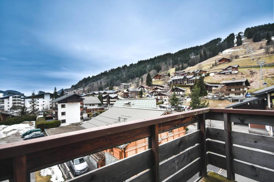 Rent in ski resort 4 room duplex apartment 6 people (2313) - Résidence Marcelly - Les Gets - Balcony