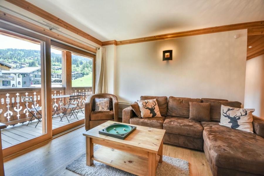 Rent in ski resort 4 room apartment 7 people - Résidence Mont Chéry - Les Gets - Living room