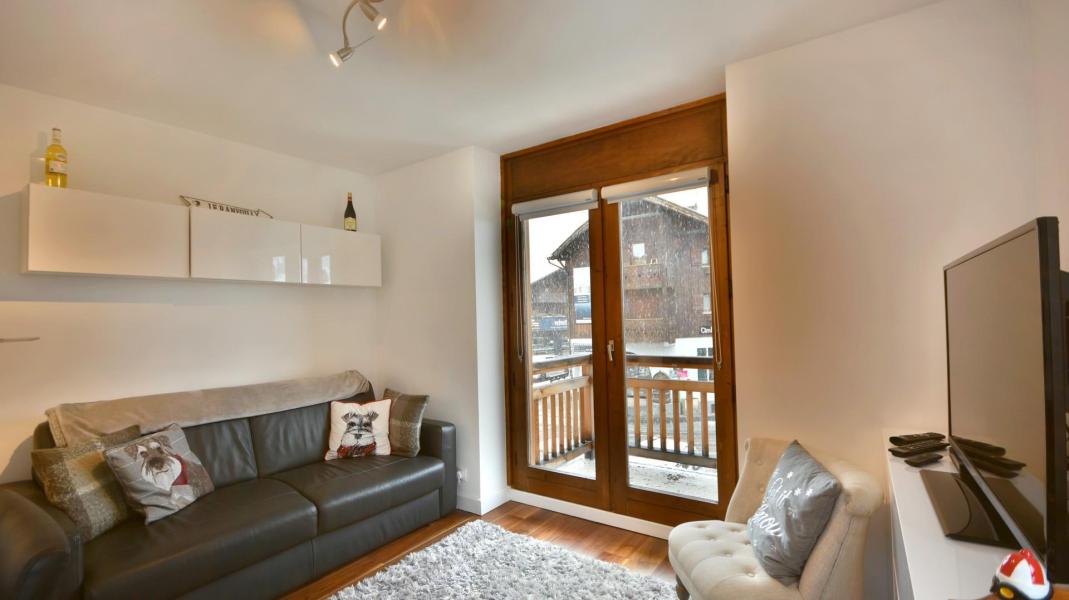 Ski verhuur Studio cabine 3 personen - Résidence Nabor - Les Gets - Woonkamer