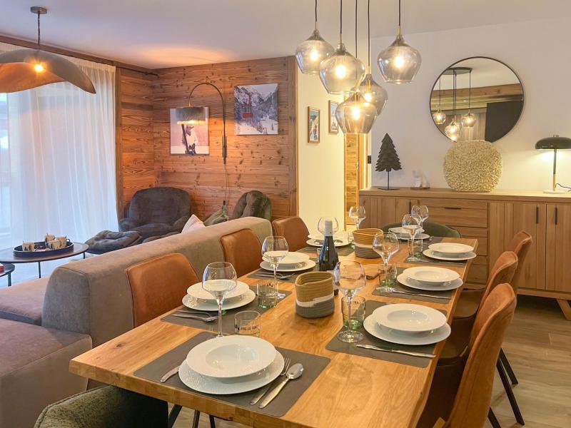 Rent in ski resort 4 room apartment 8 people - Résidence Nagano - Les Gets - Dining area