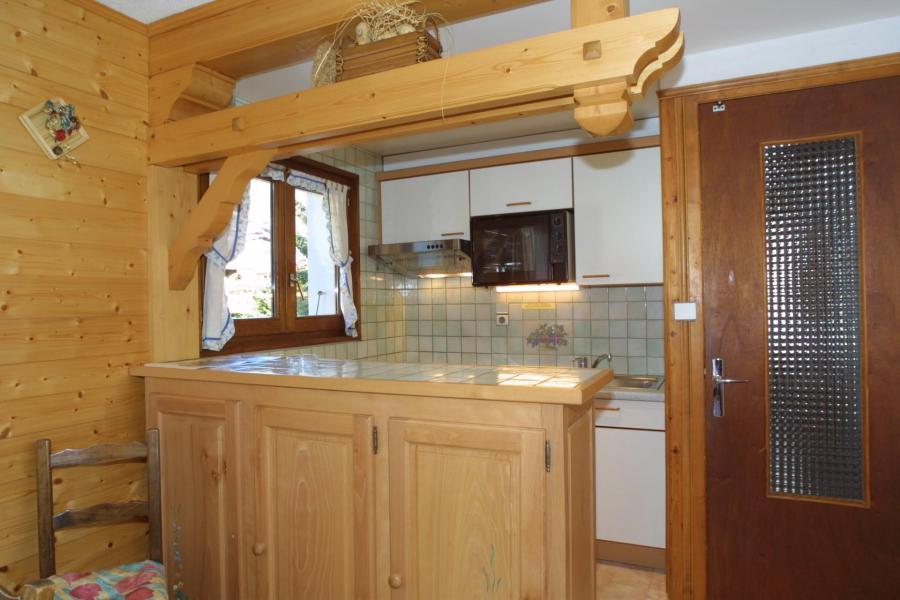 Ski verhuur Appartement 3 kamers 5 personen - Résidence Nevada - Les Gets - Keukenblok