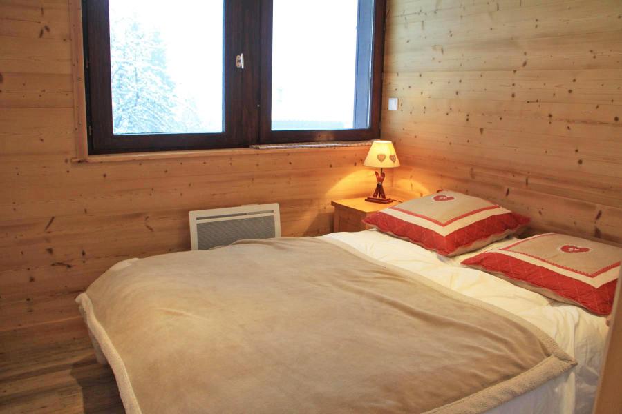 Skiverleih 3-Zimmer-Holzhütte für 6 Personen - Résidence Panorama - Les Gets - Schlafzimmer