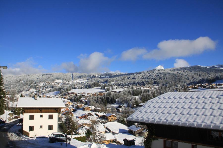 Urlaub in den Bergen 3-Zimmer-Holzhütte für 6 Personen - Résidence Panorama - Les Gets - Draußen im Winter