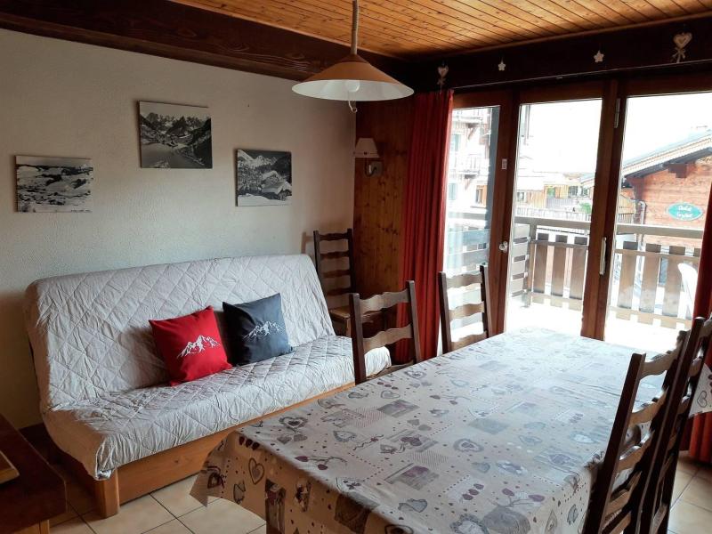 Rent in ski resort 2 room apartment 6 people (12) - Résidence Panoramic - Les Gets - Living room