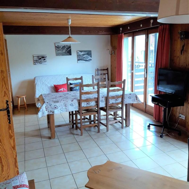 Skiverleih 2-Zimmer-Appartment für 6 Personen (12) - Résidence Panoramic - Les Gets - Wohnzimmer