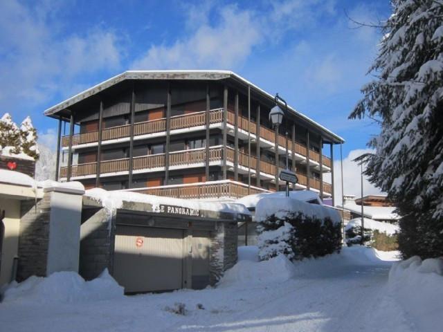 Location au ski Appartement 2 pièces 6 personnes (12) - Résidence Panoramic - Les Gets - Extérieur hiver