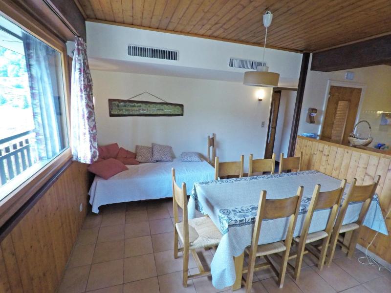 Ski verhuur Appartement 3 kamers 8 personen (94) - Résidence Panoramic - Les Gets - Woonkamer