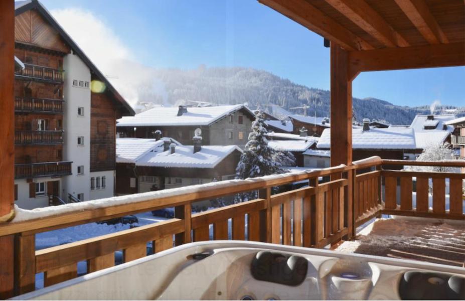 Rent in ski resort 6 room apartment 14 people - Résidence Pearl - Les Gets - Terrace