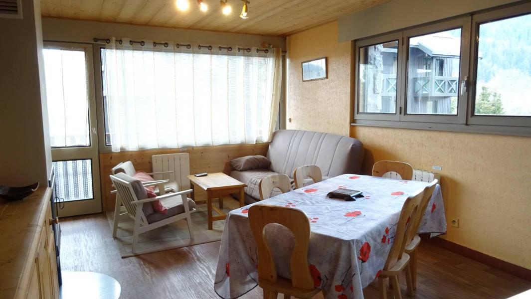 Location au ski Appartement 2 pièces cabine 6 personnes - Résidence Plein Soleil - Les Gets - Séjour