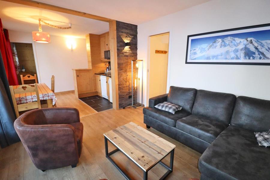 Location au ski Appartement 3 pièces cabine 6 personnes - Résidence Ranfolly - Les Gets - Séjour