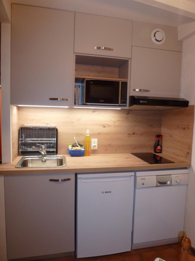 Location au ski Studio cabine 4 personnes (136) - Résidence Ranfolly - Les Gets - Kitchenette