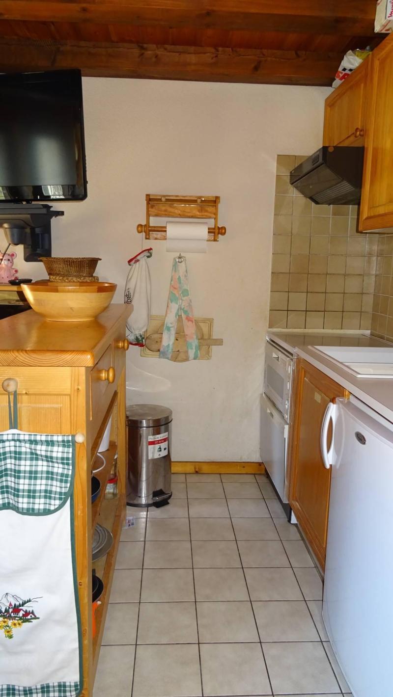 Wynajem na narty Apartament 2 pokojowy 4 osób - Résidence Rebiolle - Les Gets - Aneks kuchenny