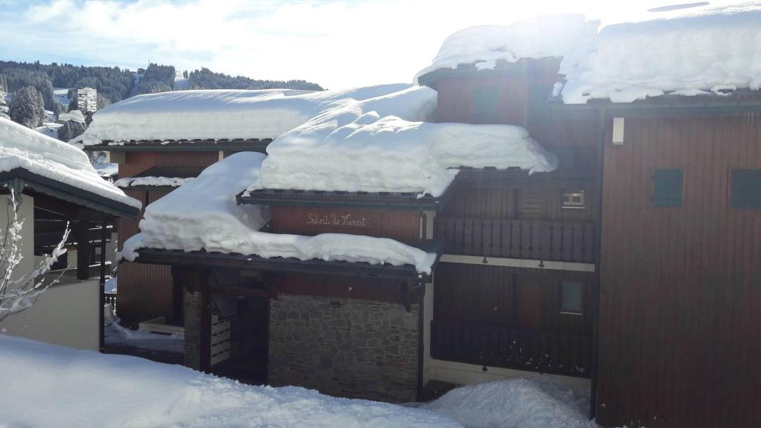 Vakantie in de bergen Appartement 3 kamers 5 personen - Résidence Soleil de Minuit - Les Gets - Buiten winter