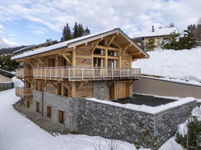 Wynajem na narty Domek górski triplex 7 pokojowy  dla 14 osób (141) - Chalet Alena - Les Gets - Zima na zewnątrz