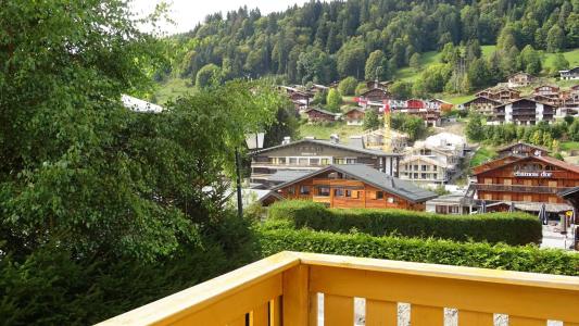 Skiverleih 5 Zimmer Maisonettewohnung für 10 Personen - Chalet Blanc - Les Gets - Terrasse