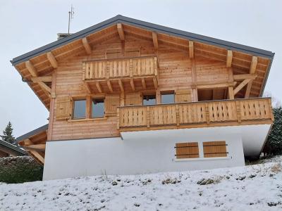 Ski verhuur Chalet 6 kamers 13 personen - Chalet Kavakia - Les Gets - Buiten winter