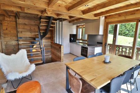 Rent in ski resort 4 room chalet 6 people - Chalet P'tiou - Les Gets - Living room