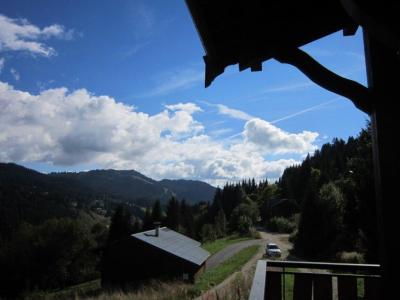 Wynajem na narty Domek górski 4 pokojowy 8 osób - Chalet Paille en Queue - Les Gets - Balkon