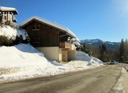 Wakacje w górach Domek górski 5 pokojowy 9 osób - Chalet Roses des Vents - Les Gets - Zima na zewnątrz