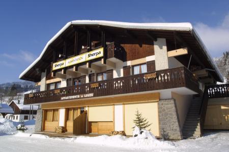 Skiverleih Chalet Sherpa - Les Gets - Draußen im Winter