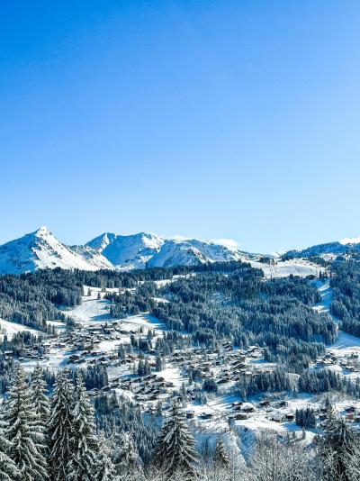 Skiverleih 2-Zimmer-Appartment für 4 Personen (Noisette) - Chalet Sherpa - Les Gets - Draußen im Winter