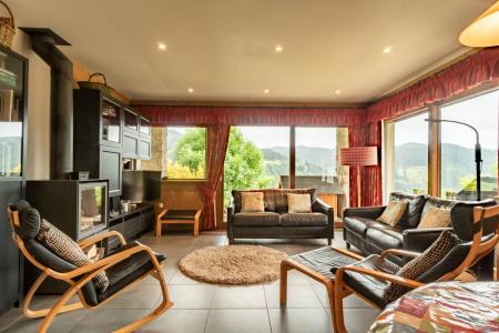 Skiverleih 5 Zimmer Maisonettewohnung für 8 Personen - Chalet Tresud - Les Gets - Wohnzimmer